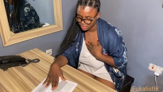Madam Ceo Wanted a Taste of My BBC Skills in Her Office to Get Me Employed