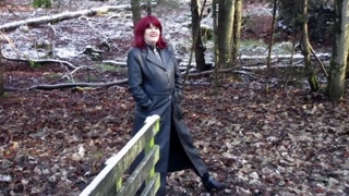 Hobby Whore Tied up and Used in the Forest